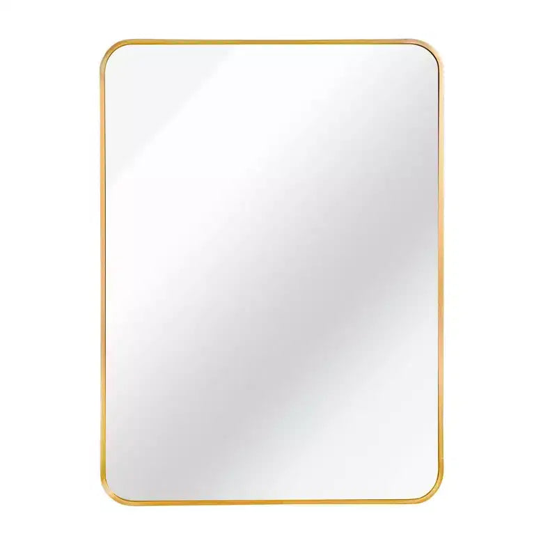Miroir de salle de bain rectangulaire avec cadre en aluminium Miroir de courtoisie