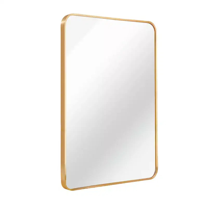 Miroir de salle de bain rectangulaire avec cadre en aluminium Miroir de courtoisie