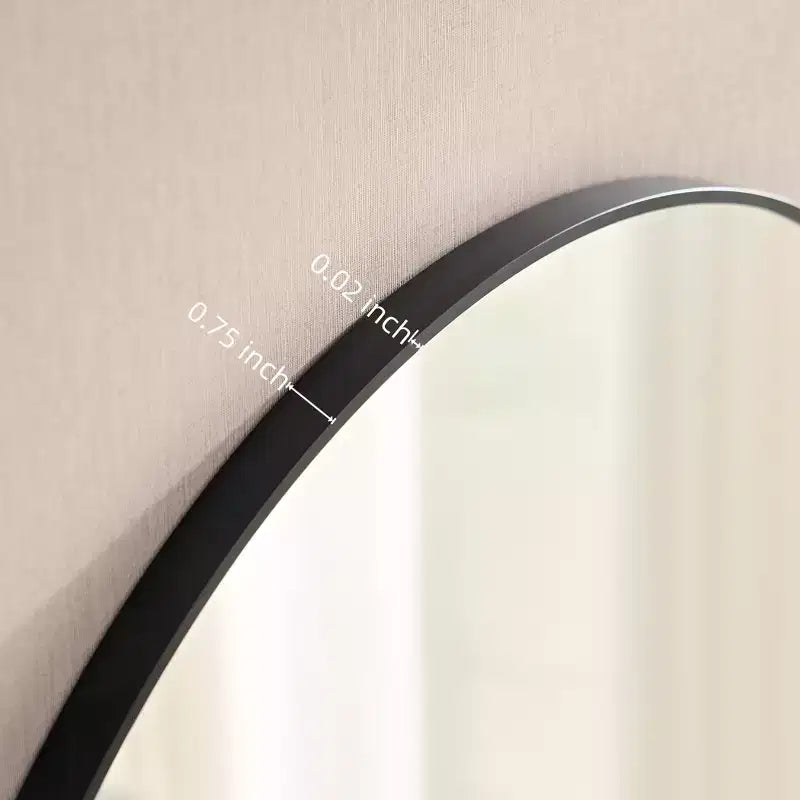 Miroir de salle de bain vintage avec cadre en aluminium Miroir mural