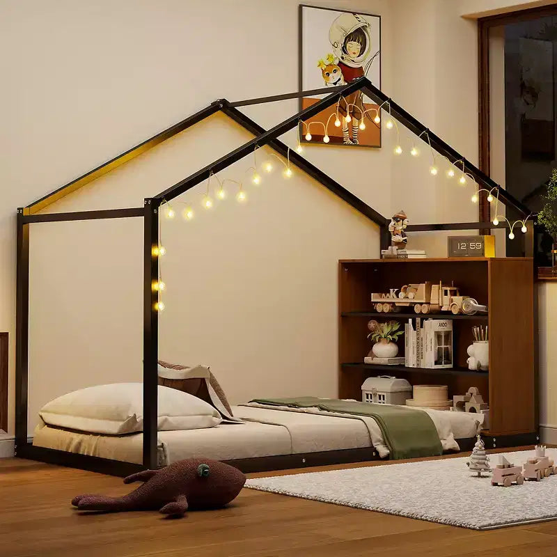 Lit cabane en métal pour enfants