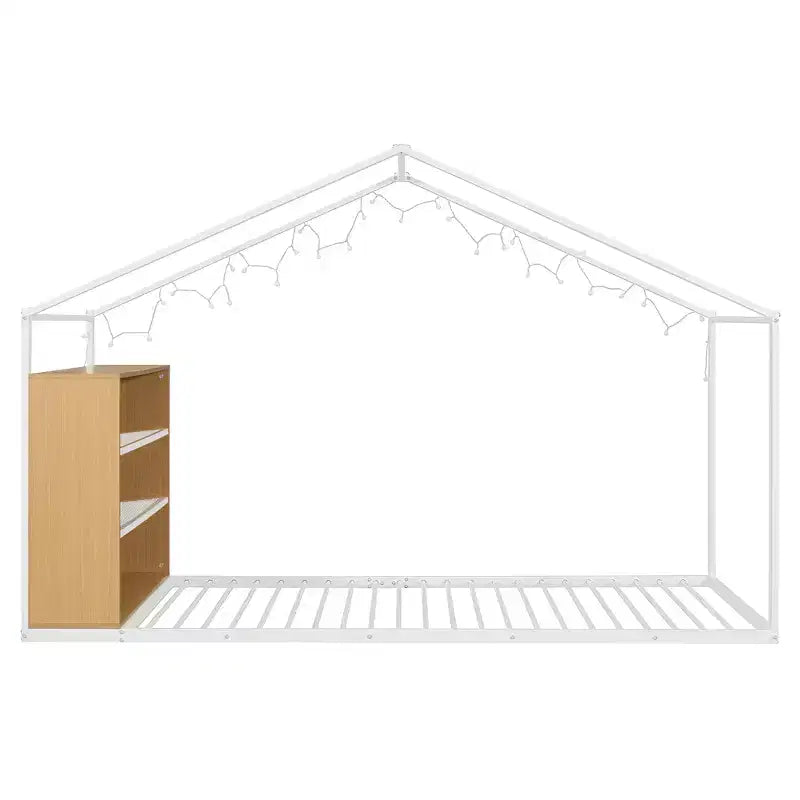 Lit cabane en métal pour enfants