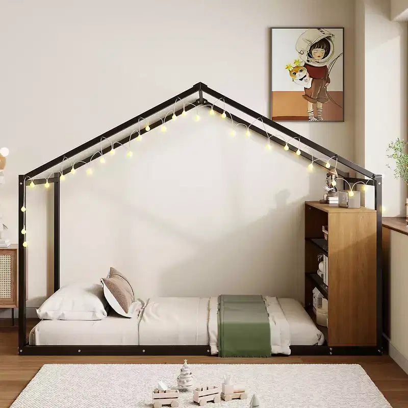 Lit cabane en métal pour enfants