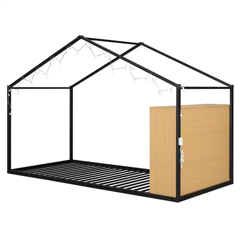 Lit cabane en métal pour enfants