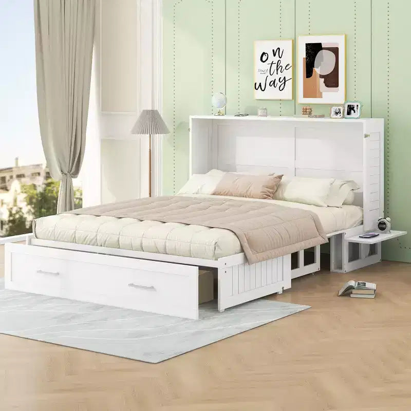 Lit escamotable Queen Size