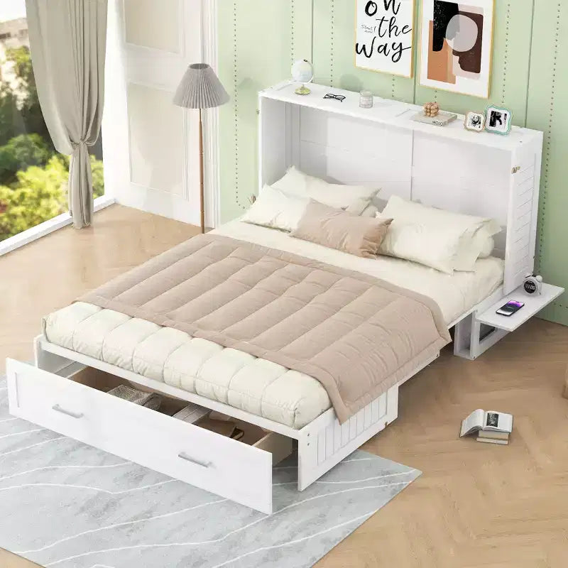 Lit escamotable Queen Size