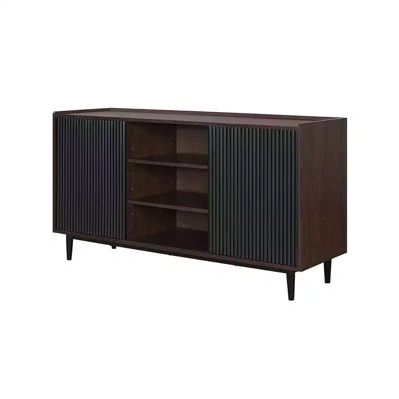 Buffet/Crédence moderne du milieu du siècle à 2 portes