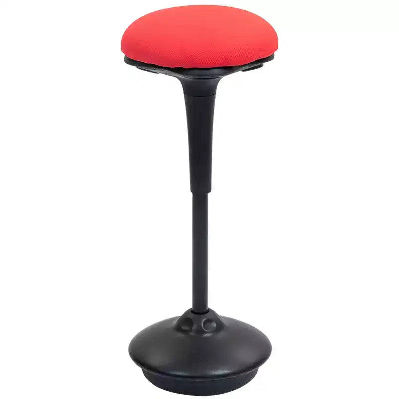 Backless Wobble Chair Adjustable Active Ergonomic Stool Chair with Rocking Motion Padded