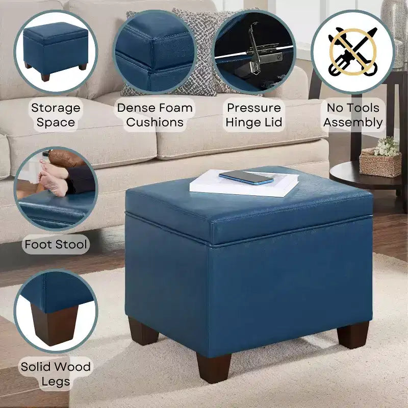 Pouf de rangement