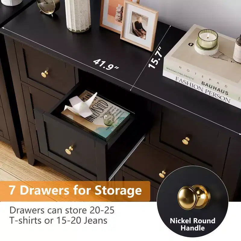 Commode en bois moderne