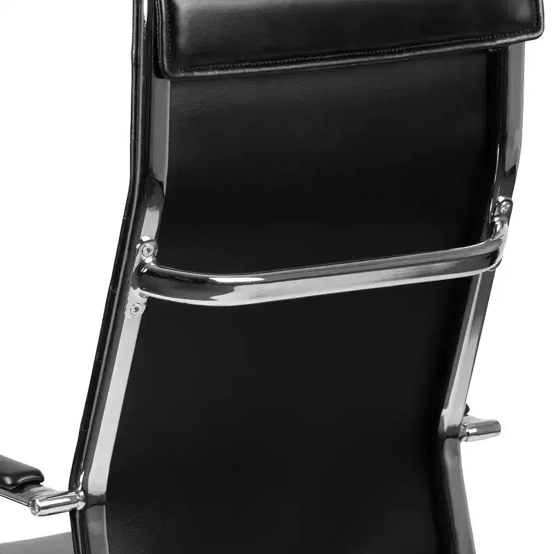 Chaise de bureau à dossier haut avec réglage pneumatique de la hauteur d'assise et pivotement à 360°