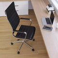 Chaise de bureau à dossier haut avec réglage pneumatique de la hauteur d'assise et pivotement à 360°