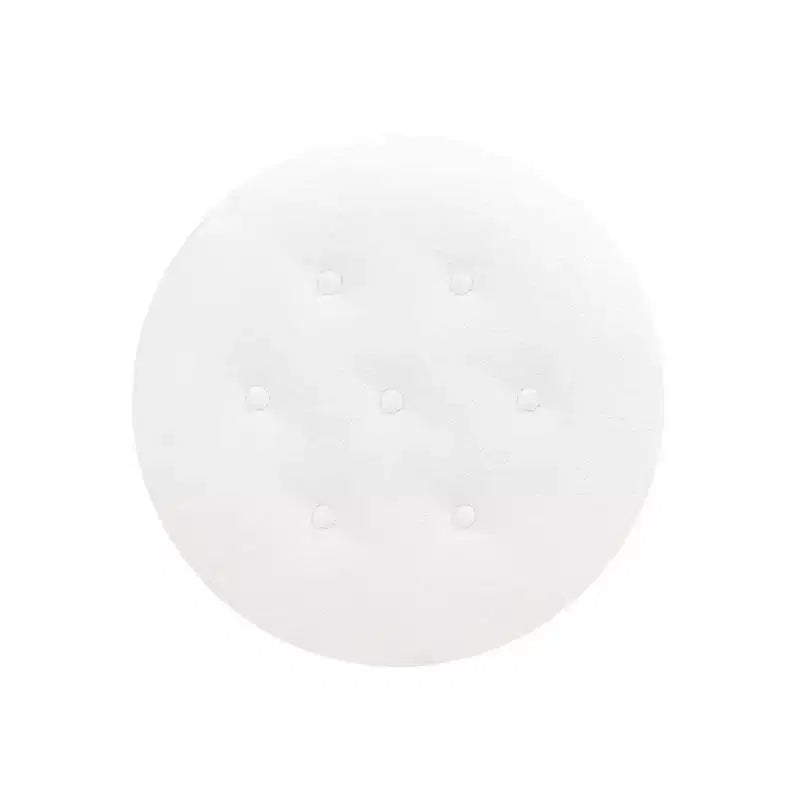 Ottoman rond d'appoint capitonné