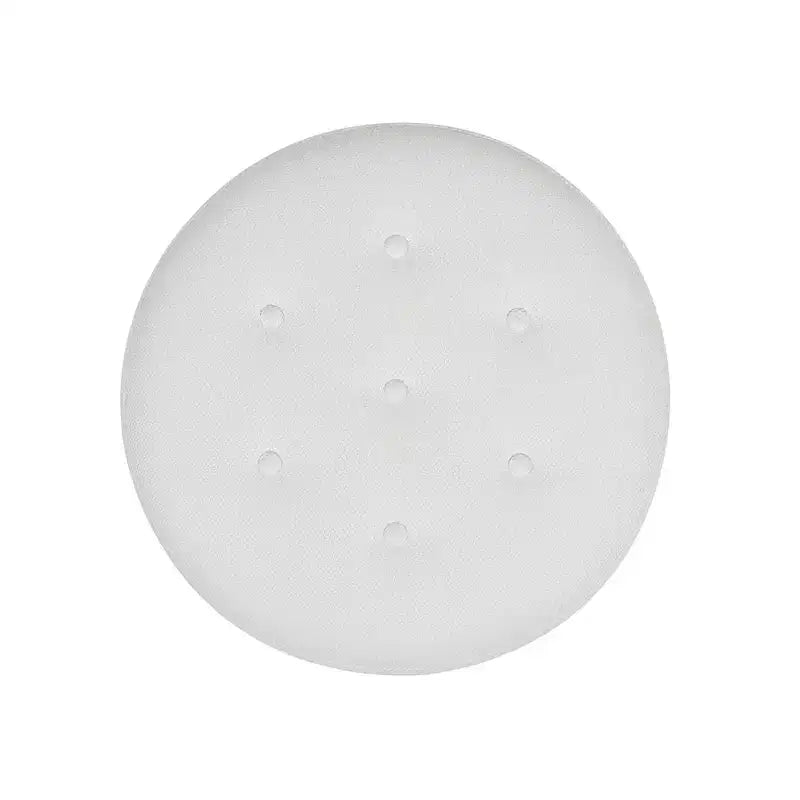 Ottoman rond d'appoint capitonné